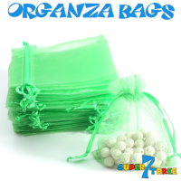 13 x 15cm - Mint Green Organza Bags