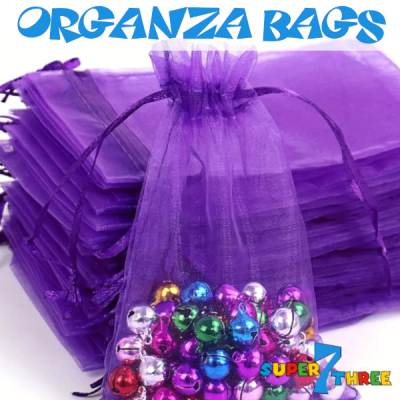 18 x 25cm - Purple Organza Bags (50 pcs)